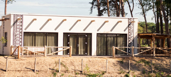 Safari Resort Beekse Bergen - Groepslodge 14 personen - 7 slaapkamers