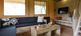 Safari Resort Beekse Bergen - Safaritent Plus - 8 personen - 2 slaapkamers